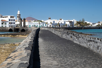 Bridge and the city view, Arrecife, Lanzarote