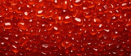 red caviar macro texture close up