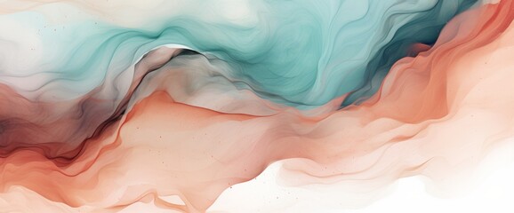 Abstract watercolor wavy design background