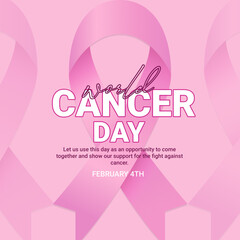 world cancer day social media post.