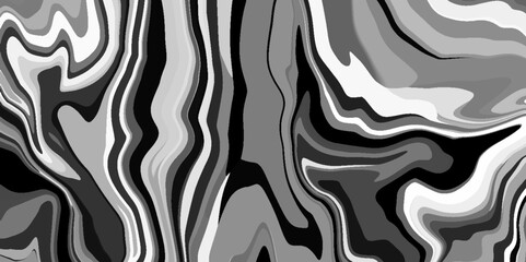 Abstract modern black and white abstract background, Abstract grey background with wave stains, Light and shinny liquid background with vortex lines, beautiful marble textured covered grey background.