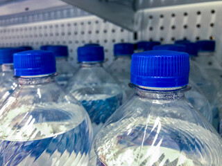 Bottled Water on Shelf