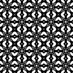 Monochrome pattern, Abstract texture for fabric print, card, table cloth, furniture, banner, cover, invitation, decoration, wrapping.seamless repeating pattern.Black color.