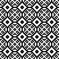 Monochrome pattern, Abstract texture for fabric print, card, table cloth, furniture, banner, cover, invitation, decoration, wrapping.seamless repeating pattern.Black color.