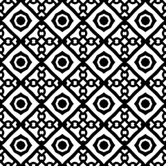 Monochrome pattern, Abstract texture for fabric print, card, table cloth, furniture, banner, cover, invitation, decoration, wrapping.seamless repeating pattern.Black color.