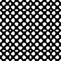 Monochrome pattern, Abstract texture for fabric print, card, table cloth, furniture, banner, cover, invitation, decoration, wrapping.seamless repeating pattern.Black color.