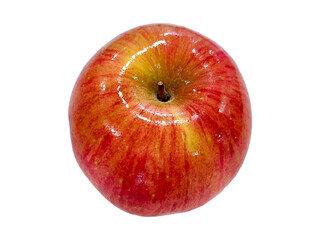 red apple isolated on white background