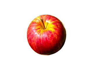 red apple isolated on white background