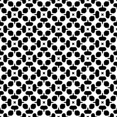 Monochrome pattern, Abstract texture for fabric print, card, table cloth, furniture, banner, cover, invitation, decoration, wrapping.seamless repeating pattern.Black color.