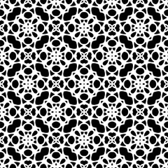 Monochrome pattern, Abstract texture for fabric print, card, table cloth, furniture, banner, cover, invitation, decoration, wrapping.seamless repeating pattern.Black color.