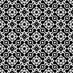 Monochrome pattern, Abstract texture for fabric print, card, table cloth, furniture, banner, cover, invitation, decoration, wrapping.seamless repeating pattern.Black color.