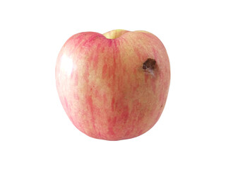 red apple isolated on white background