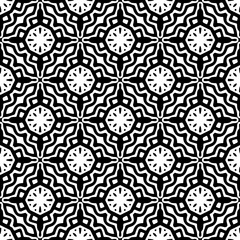 Monochrome pattern, Abstract texture for fabric print, card, table cloth, furniture, banner, cover, invitation, decoration, wrapping.seamless repeating pattern.Black colMonochrome pattern, Abstracor.
