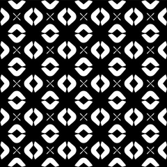 Monochrome pattern, Abstract texture for fabric print, card, table cloth, furniture, banner, cover, invitation, decoration, wrapping.seamless repeating pattern.Black colMonochrome pattern, Abstracor.
