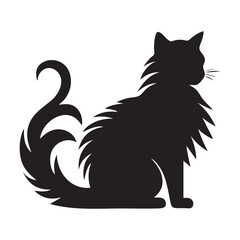 Obraz premium Cat tattoo isolated on white