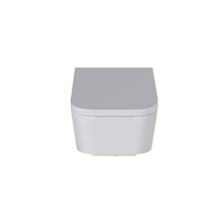 Lavatory pan isolated on a transparent background, bidet, 3D illustration, and CG render
