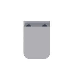 Lavatory pan isolated on a transparent background, bidet, 3D illustration, and CG render
