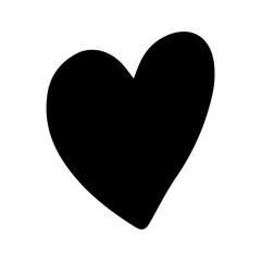 Heart clip art design on plain white transparent isolated background for shirt, hoodie, sweatshirt, apparel, card, tag, mug, icon, poster or badge