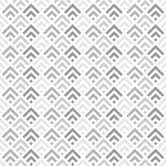 Seamless japanese mountains pattern. Repeated chevrons, diamonds, angle brackets background. Squama ornament. Scales image. Ancient window tracery motif. Digital paper for textile print. Vector art