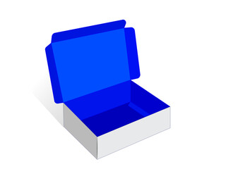 Shipping Box, Ectangle Box, Rectangular Box, 3d box