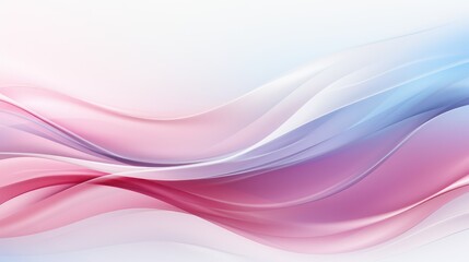abstract background with smooth lines in pink, blue and white colors