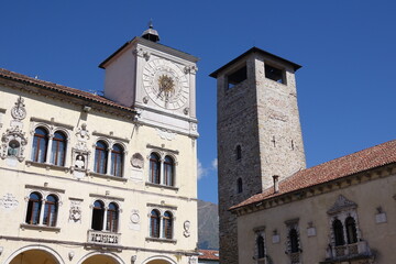 Fototapeta na wymiar Palazzo dei Rettori und Torre Civica in Belluno