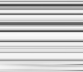 Fototapeta premium Black and white stripe abstract background. Motion effect. Grayscale fiber texture backdrop and banner. Monochrome gradient pattern and textured wallpaper.