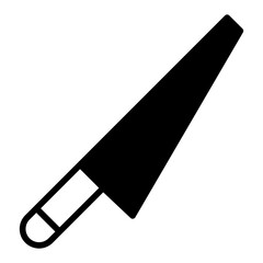 Kinfe solid glyph icon