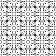 Black seamless abstract pattern. Overlay for background and backdrop. Ornamental design. PNG graphic illustration with transparent background.