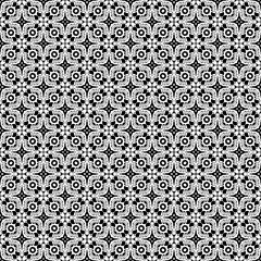 Black seamless abstract pattern. Overlay for background and backdrop. Ornamental design. PNG graphic illustration with transparent background.