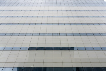 Obraz premium Office building architecture facade from below