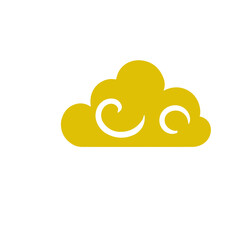 oriental chinese cloud flat design