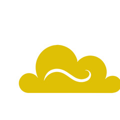 oriental chinese cloud flat design