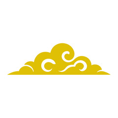 oriental chinese cloud flat design