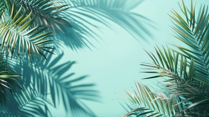 Fototapeta na wymiar Creative layout made of colorful tropical leaves on white background. Minimal summer exotic concept with copy space,vintage toned and stylized, coconut tree,summer tree ,retro