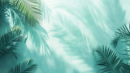 Fototapeta na wymiar Creative layout made of colorful tropical leaves on white background. Minimal summer exotic concept with copy space,vintage toned and stylized, coconut tree,summer tree ,retro