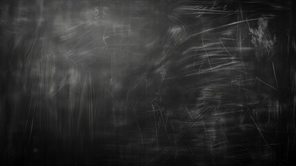 Textured blackboard with chalk marks, empty classroom board background