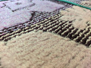 a close up of carpet texture