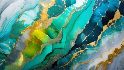 Abstract Colorful Marble Texture