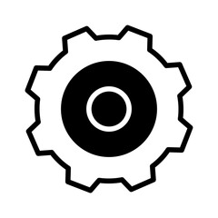 Oil drop Settings solid glyph icon