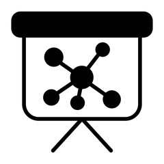 Structure Statistics solid glyph icon