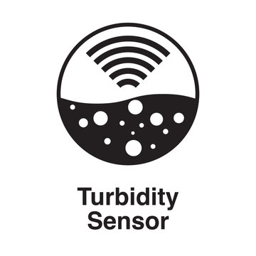 turbidity sensor icon vector illustration