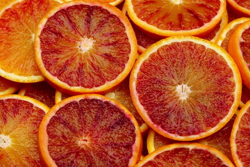 Arance rosse a fette