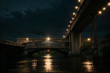 Fototapeta premium bridge over river