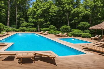 pool in hotel