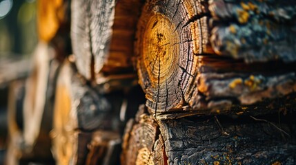 Wooden stump bark texture wallpaper background