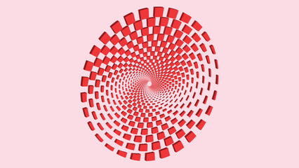 Abstarct spiral ray valentine love background red.