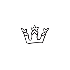crown icon vector	

