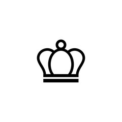 crown icon vector	
