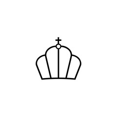 crown icon vector	
